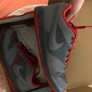 Red/Grey Nike Sneakers